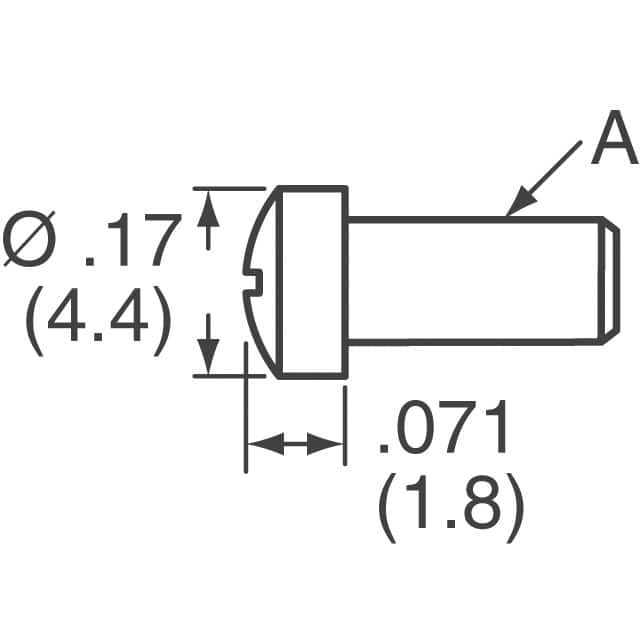 3344-26 3M  Tornillos de fijación para conectores D-Sub en forma de D